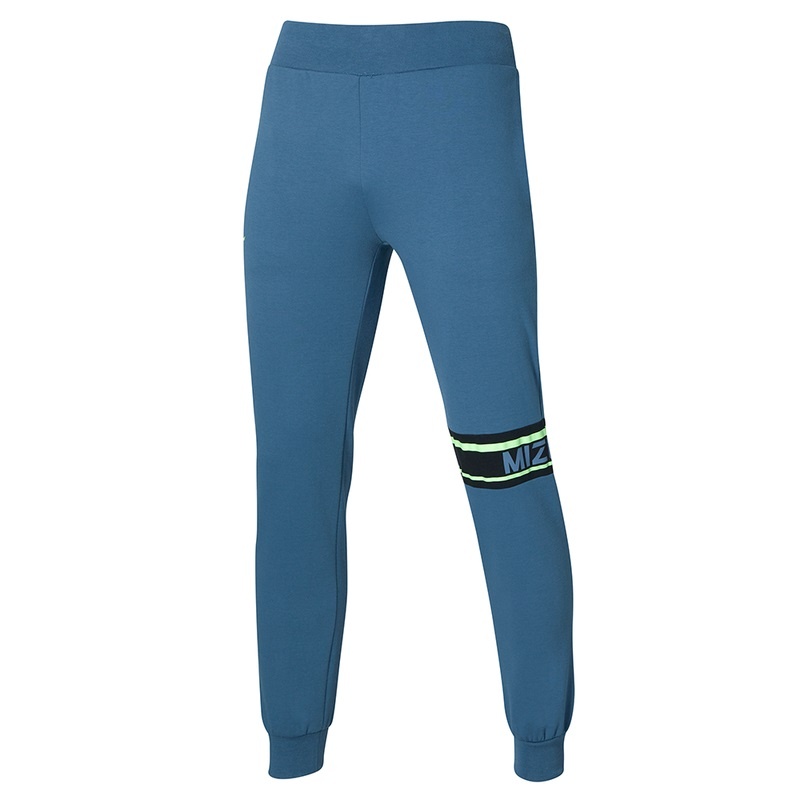 Blue Men\'s Mizuno Athletics Sweat Pants | PJM512879