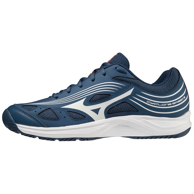 Blue Men\'s Mizuno Cyclone Speed 3 Volleyball Shoes | TEB763824