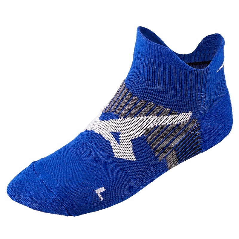 Blue Men\'s Mizuno Drylite Race Mid Socks | LBM743021