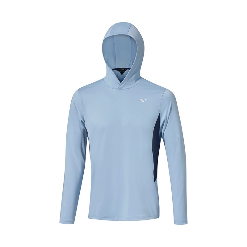 Blue Men\'s Mizuno G-Style Hoodie | KQJ538679