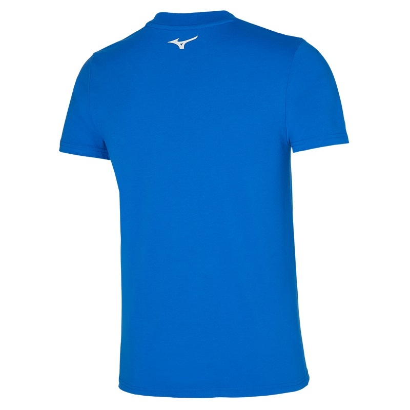 Blue Men's Mizuno Graphic Tee T Shirts | ZOF012786