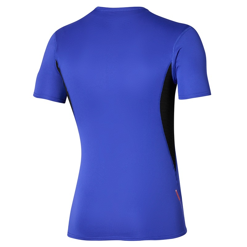 Blue Men's Mizuno Mid Weight-light Tee T Shirts | ZPR826714