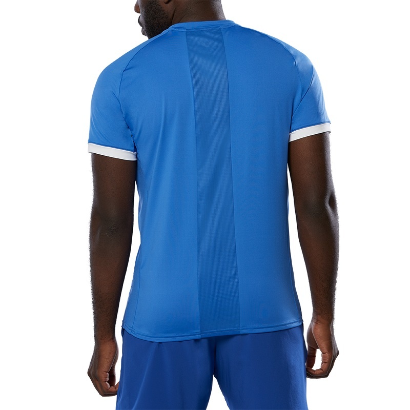 Blue Men's Mizuno Shadow Graphic Tee T Shirts | BMH260479