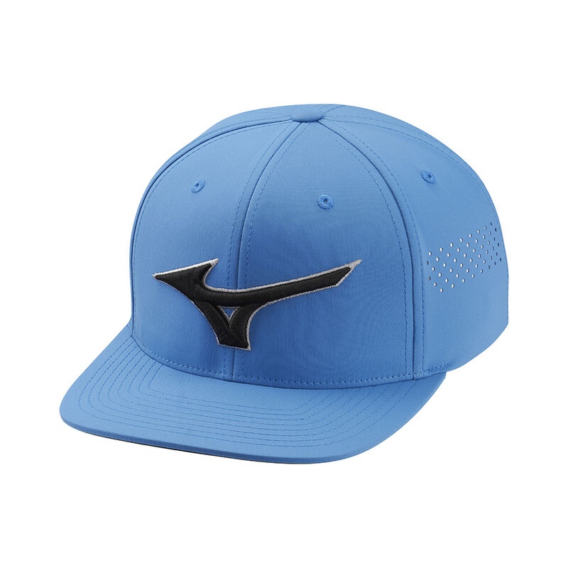 Blue Men\'s Mizuno Tour Flat Snapback Hats | NSX579160