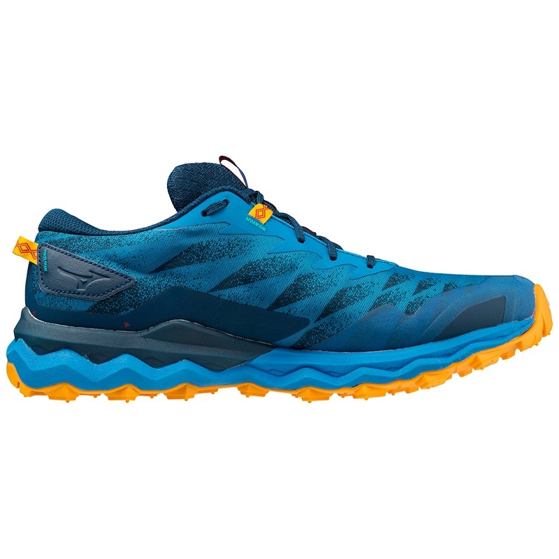 Blue Men's Mizuno Wave Daichi 7 Trail Running Shoes | LQF784025