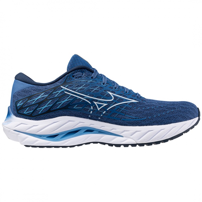 Blue Men's Mizuno Wave Inspire 20 Running Shoes | QZR263857