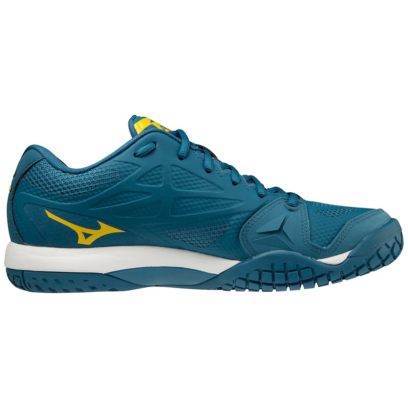 Blue Men's Mizuno Wave Intense Tour 5 AC Tennis Shoes | XBF298346