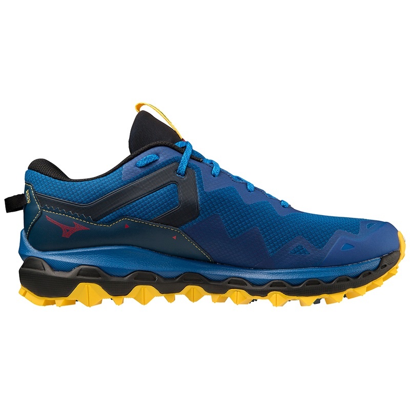 Blue Men's Mizuno Wave Mujin 9 Running Shoes | OND425087