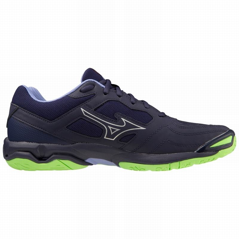 Blue Men's Mizuno Wave Phantom 3 Handball Shoes | TOC719562