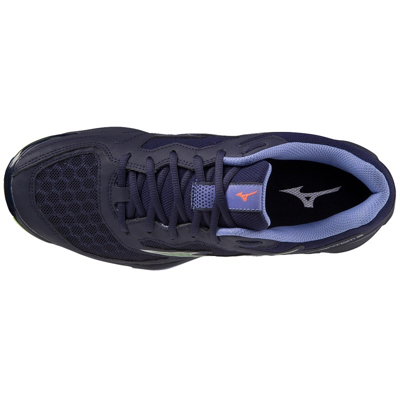 Blue Men's Mizuno Wave Phantom 3 Handball Shoes | TOC719562