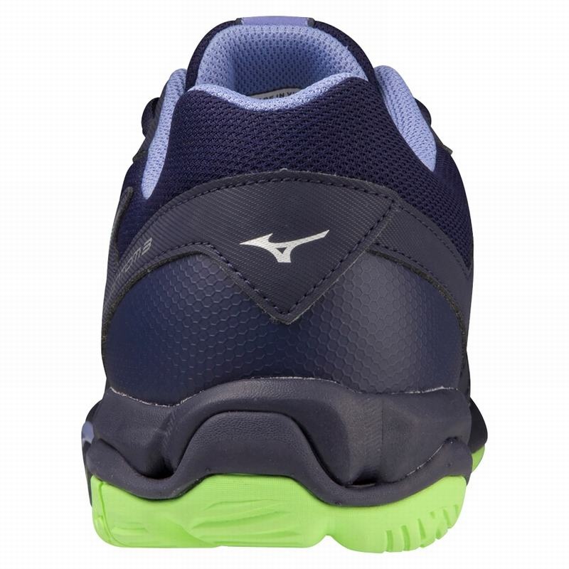 Blue Men's Mizuno Wave Phantom 3 Handball Shoes | TOC719562