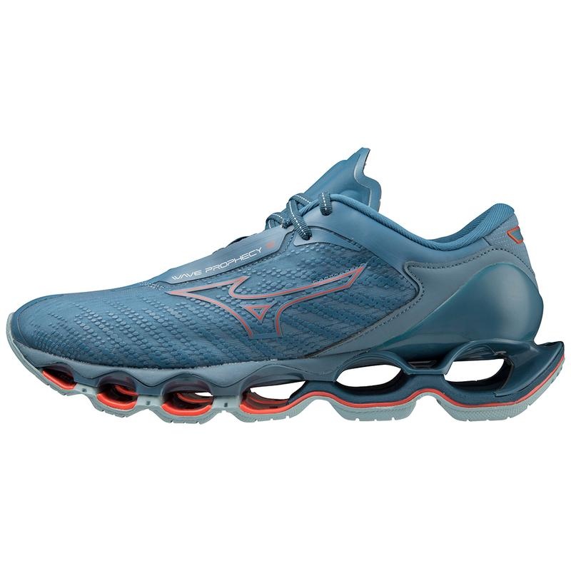 Blue Men\'s Mizuno Wave Prophecy 12 Running Shoes | DZP351468