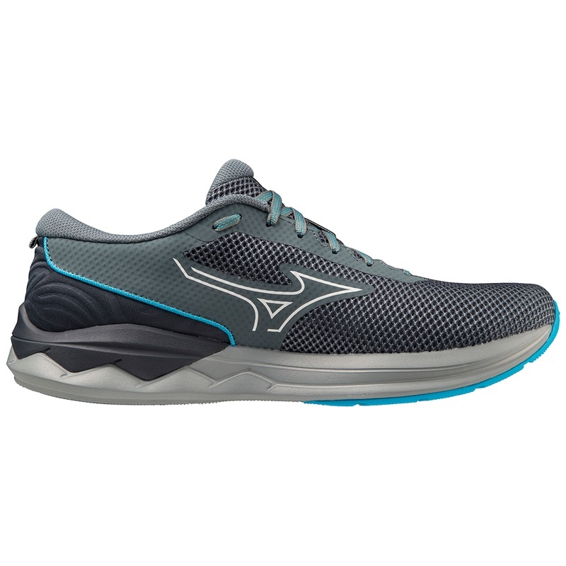 Blue Men's Mizuno Wave Revolt 3 Running Shoes | UGZ367024