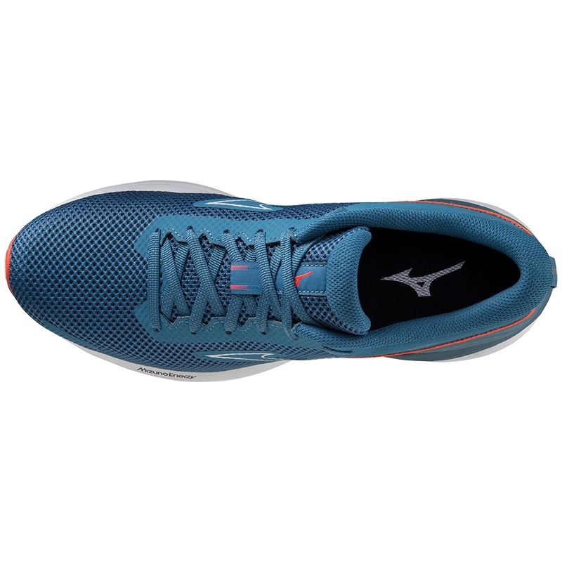 Blue Men's Mizuno Wave Revolt 3 Running Shoes | WHB409873