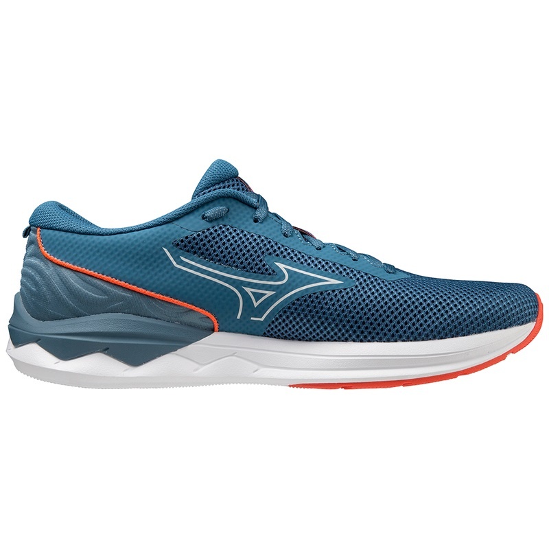 Blue Men's Mizuno Wave Revolt 3 Running Shoes | WHB409873