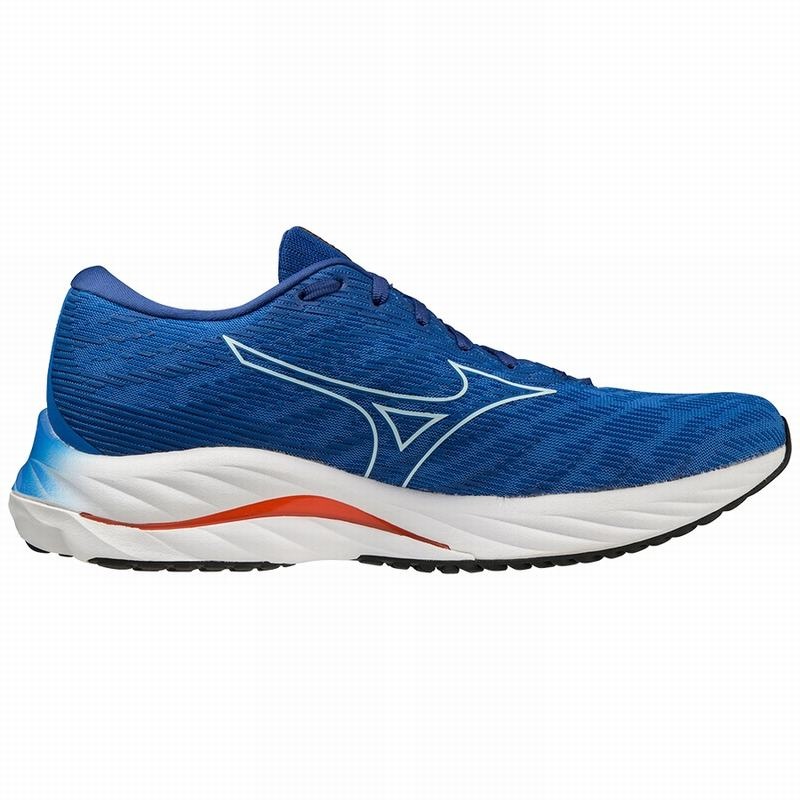 Blue Men's Mizuno Wave Rider 26 Running Shoes | RDJ759103