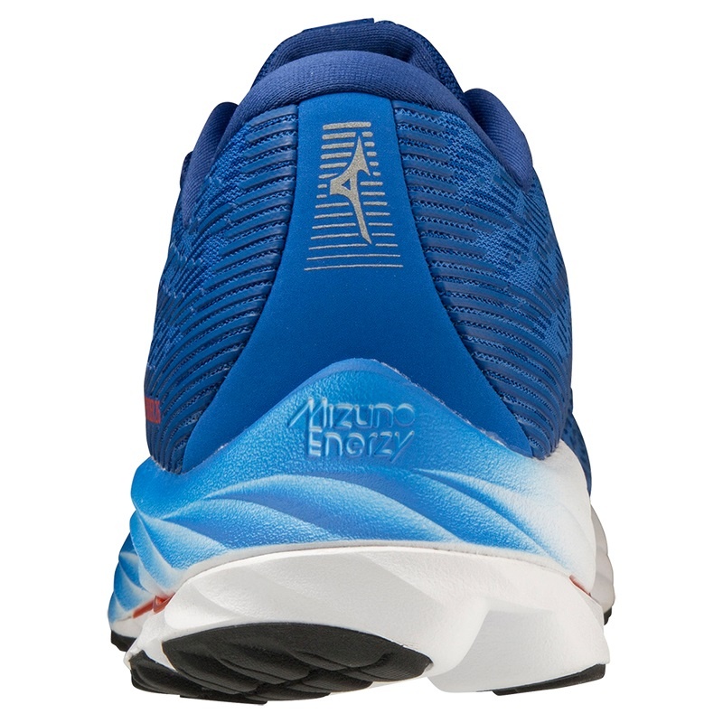 Blue Men's Mizuno Wave Rider 26 Running Shoes | RDJ759103