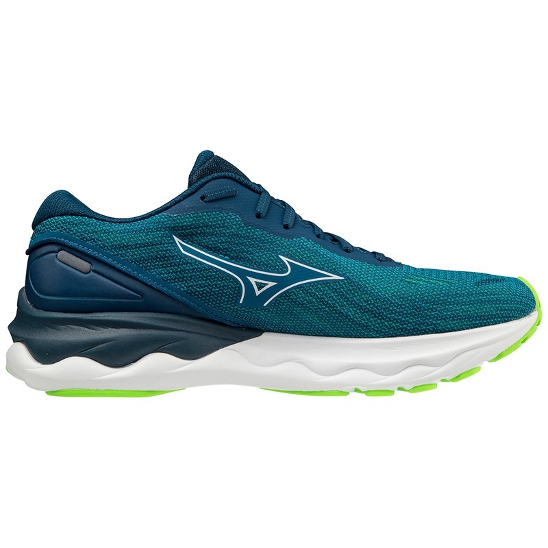 Blue Men's Mizuno Wave Skyrise 3 Running Shoes | RLK602975