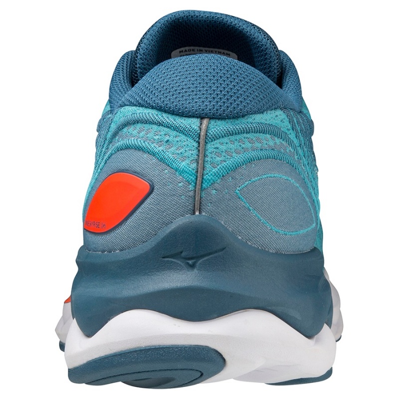 Blue Men's Mizuno Wave Skyrise 4 Running Shoes | CHU710594