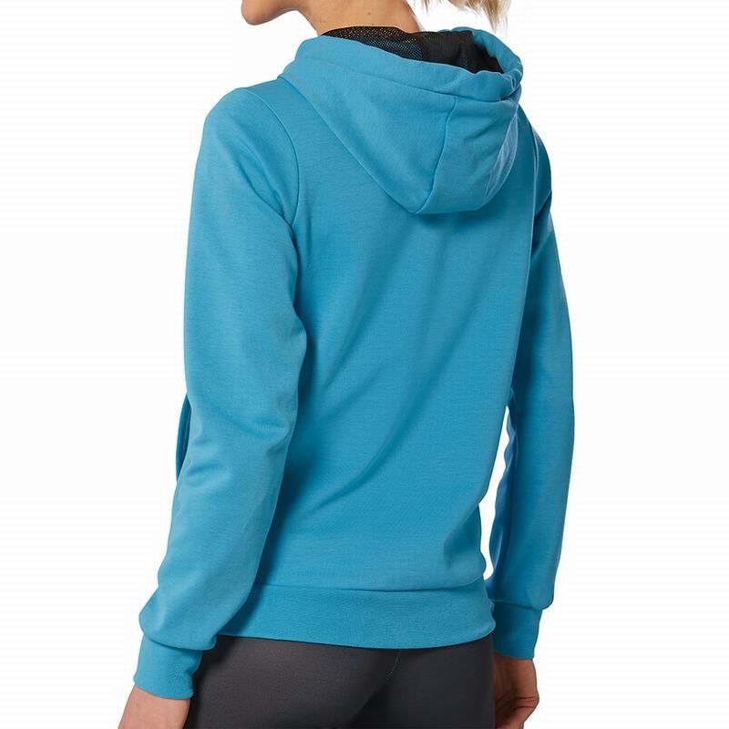 Blue Women's Mizuno Athletics Graphic Hoody Tops | FRC468359