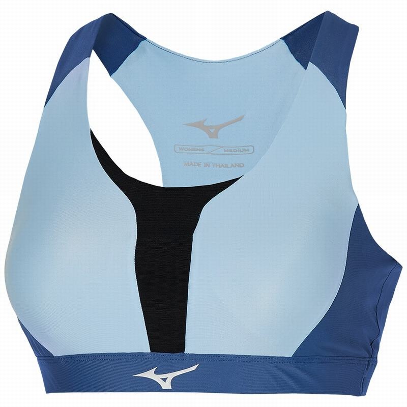 Blue Women\'s Mizuno High Support Sports Bra | DNG824367