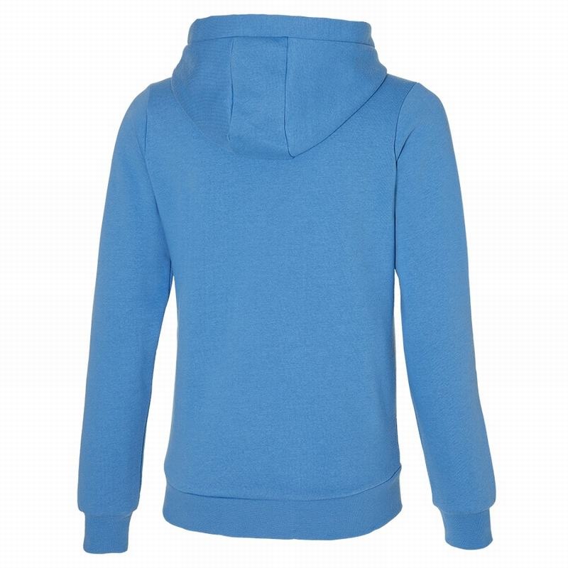 Blue Women's Mizuno Hoodie | JPO360582