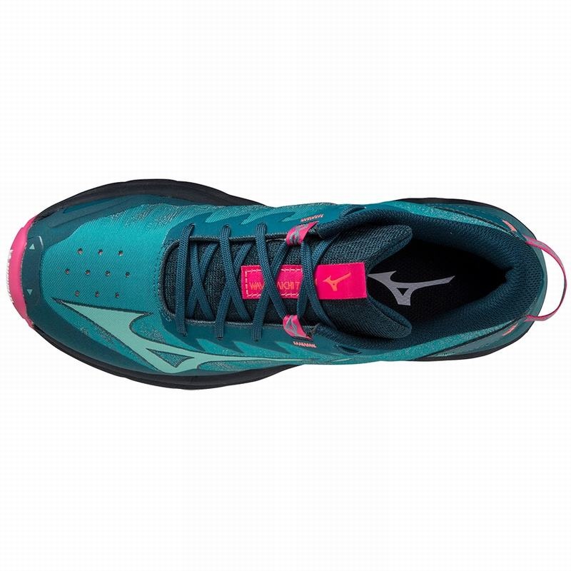 Blue Women's Mizuno Wave Daichi 7(W) Trail Running Shoes | UQZ378216