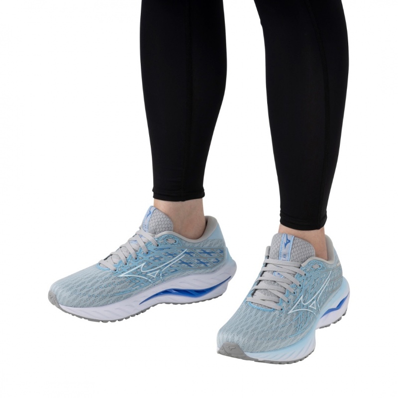 Blue Women's Mizuno Wave Inspire 20 Running Shoes | AXQ847520