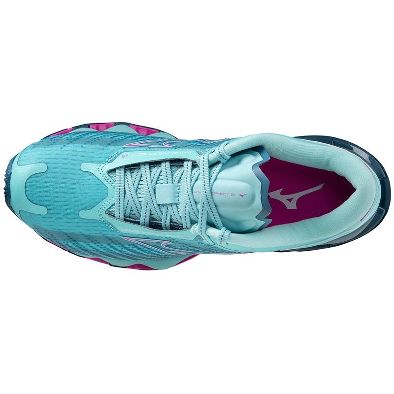 Blue Women's Mizuno Wave Prophecy 12 Running Shoes | YQZ650492