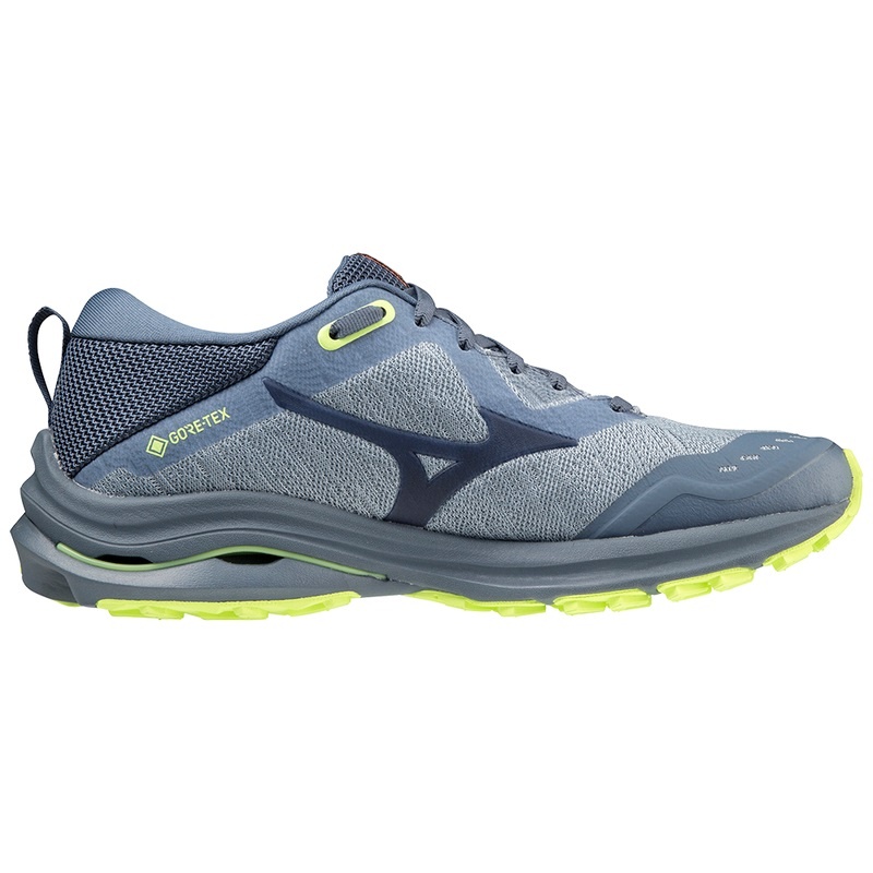 Blue Women's Mizuno Wave Rider GTX Trail Running Shoes | NUH094175