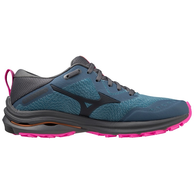 Blue Women's Mizuno Wave Rider TT Trail Running Shoes | VKU609817