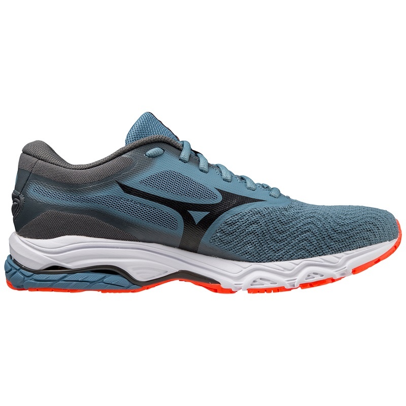 Blue / Black Men's Mizuno Wave Prodigy 4 Running Shoes | FIN271905