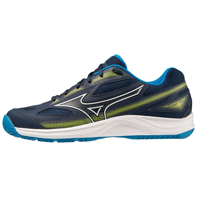 Blue / Blue Men\'s Mizuno Break Shot 4 AC Tennis Shoes | PEG809526