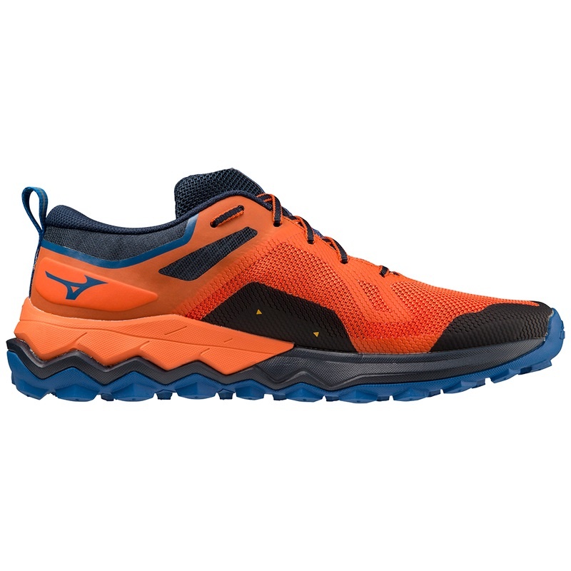 Blue / Blue Men's Mizuno Wave Ibuki 4 Trail Running Shoes | ATK478529