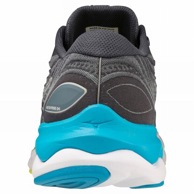 Blue / Blue Men's Mizuno Wave Skyrise 4 Running Shoes | VIW281639