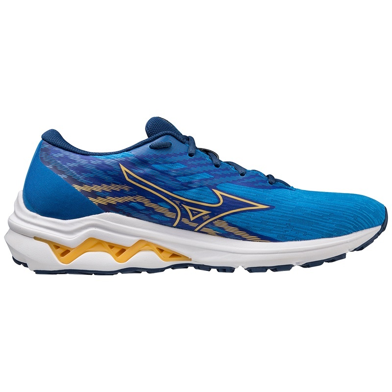 Blue / Gold / Gold Men's Mizuno Wave Equate 7 Running Shoes | AYI817093