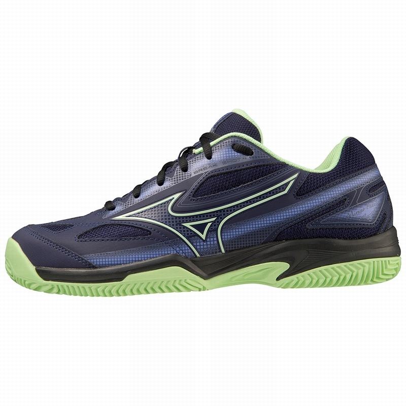 Blue / Green Men\'s Mizuno Break Shot 4 Padel Shoes | OVN214357