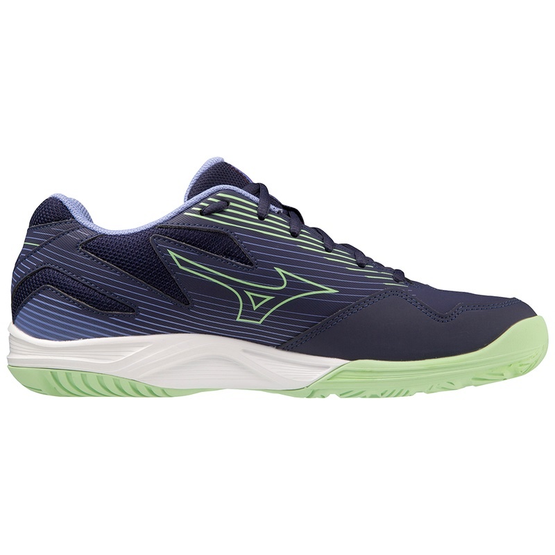 Blue / Green Men's Mizuno Cyclone Speed 4 Volleyball Shoes | KYC429068