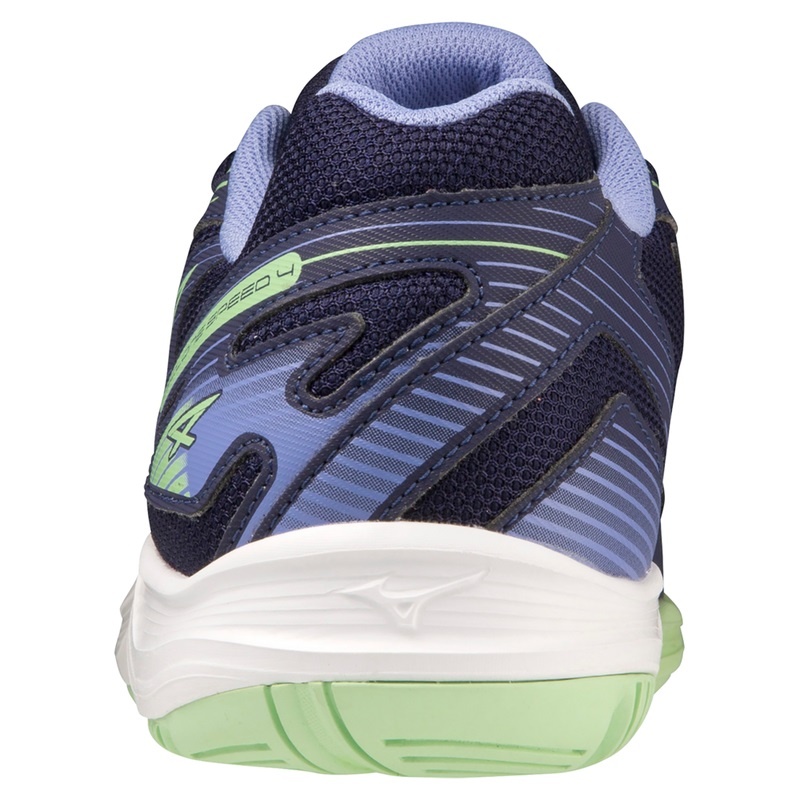 Blue / Green Men's Mizuno Cyclone Speed 4 Volleyball Shoes | KYC429068