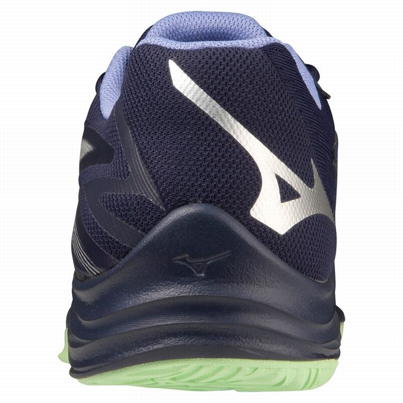 Blue / Green Men's Mizuno Thunder Blade Z Volleyball Shoes | OEJ159274