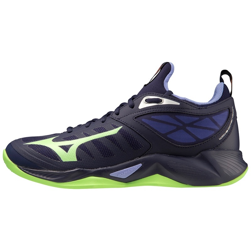 Blue / Green Men\'s Mizuno Wave Dimension Volleyball Shoes | NVS635412