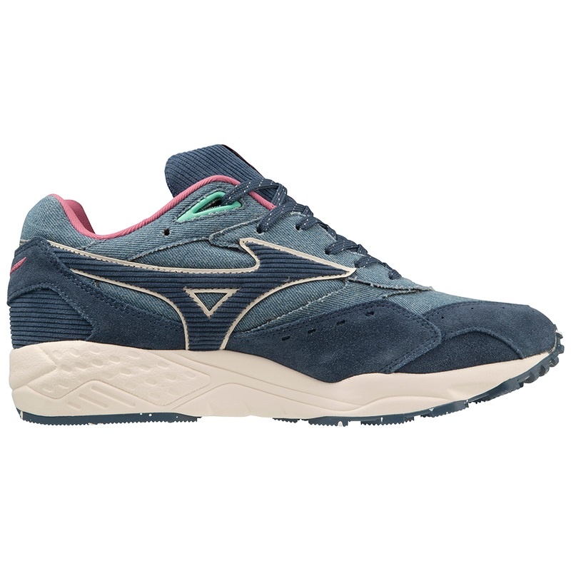 Blue / Grey Men's Mizuno Contender Sneakers | LUE689301