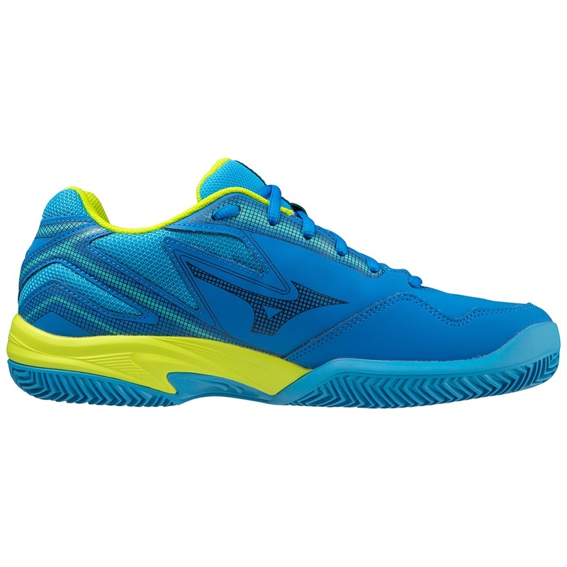 Blue / Light Green / Blue Men's Mizuno Break Shot 4 Padel Shoes | CPV453029