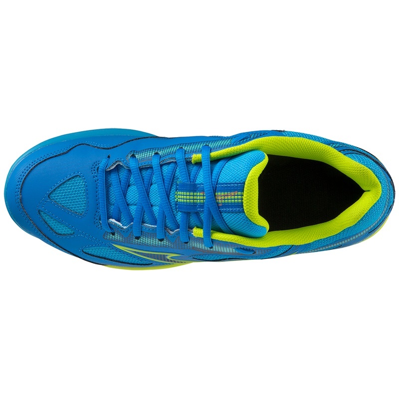 Blue / Light Green / Blue Men's Mizuno Break Shot 4 Padel Shoes | CPV453029