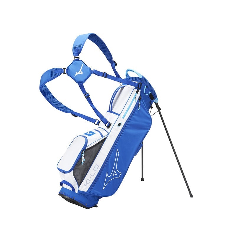 Blue / White Men\'s Mizuno K1LO Stand FY22 Bags | WNJ069418