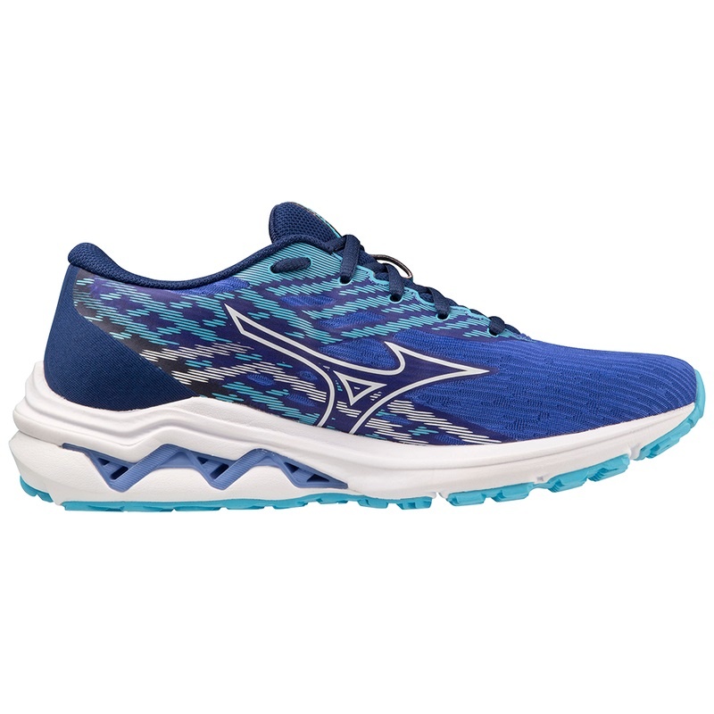 Blue / White Women's Mizuno Wave Equate 7 Running Shoes | NKT702546