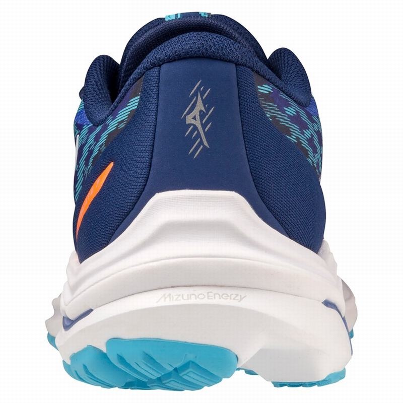 Blue / White Women's Mizuno Wave Equate 7 Running Shoes | NKT702546