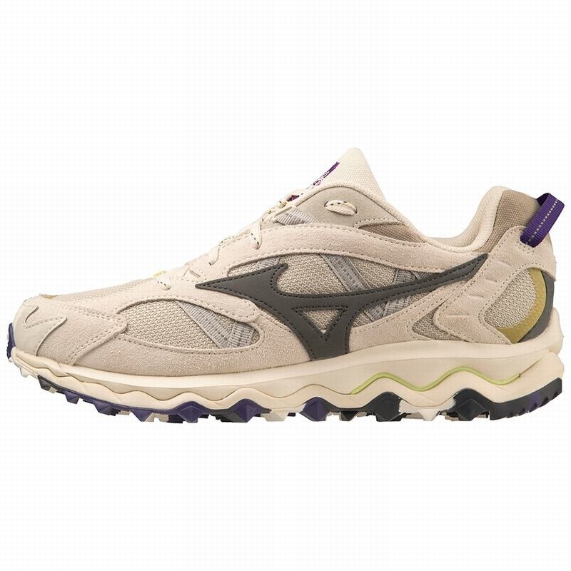 Brown / Dark Grey / Yellow Purple Women\'s Mizuno Wave Mujin Tl Sneakers | DQW924163