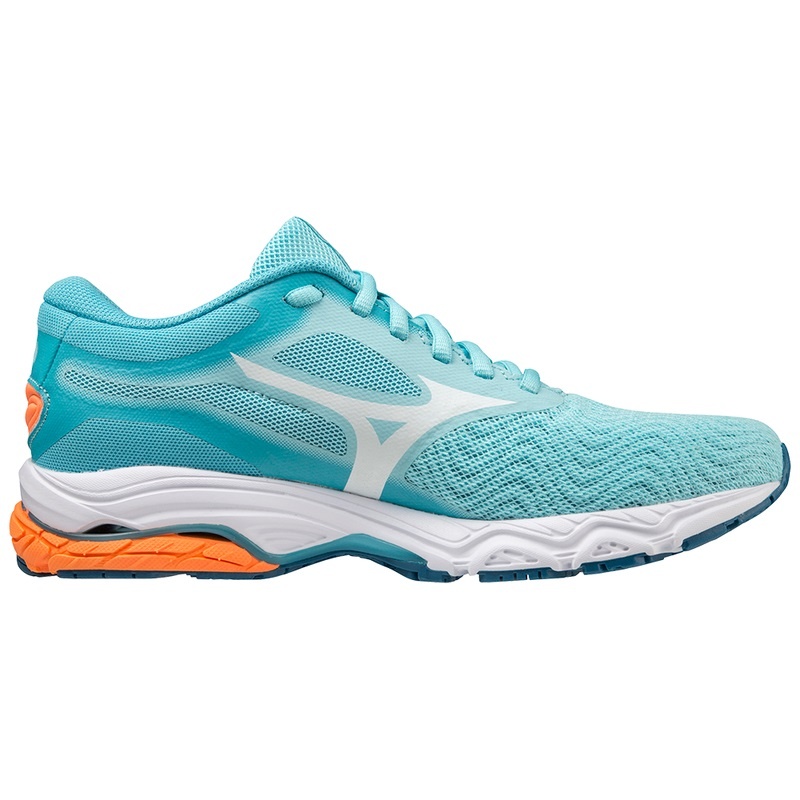 Brown / White / Light Orange Women's Mizuno Wave Prodigy 4 Running Shoes | IVK614239