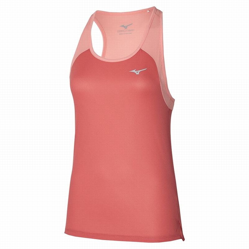 Coral Women\'s Mizuno Dryaeroflow Tanks | FST148607